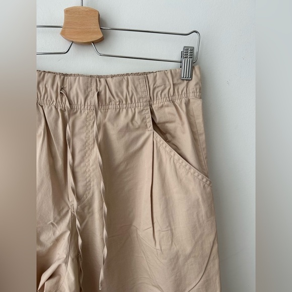 Zara wide leg cargo pant tan color - Picture 4 of 12